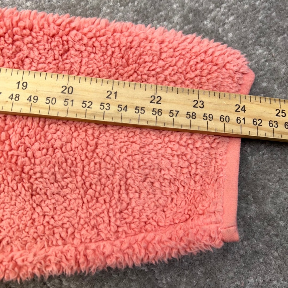 THE NORTH FACE Girl's XL Fleece Full Zip Hoodie Sherpa Outdoor Fuzzy Teddy Pink - Picture 8 of 16